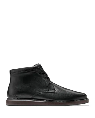 Cole Haan Men's Grand Neoclassic Flexcraft Leather Chukka Boots In Black