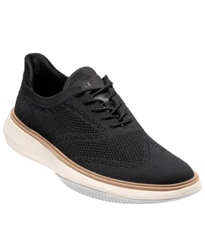 Cole Haan Grand Phaze Stitchlite Quick-on Oxford Sneakers In Black