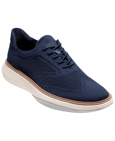Cole Haan Originalgrand Cityspectre Stitchlite Wingtip In Blue