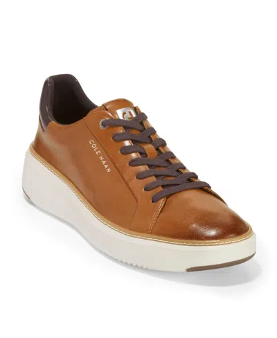 Cole Haan Gp Topspin Mens Leather Comfort Casual And Fashion Sneakers In Brown