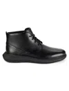 Cole Haan Men's Grand Remix Leather Chukka Boots In Black