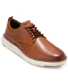 Cole Haan Men's Grand Atlantic Leather Oxford Shoes In British Tan-ivory