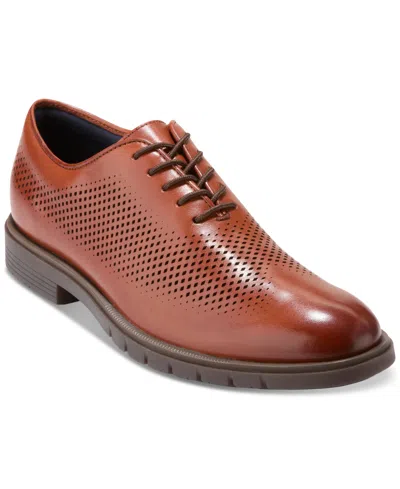 Cole Haan Men's Grandflex Dress Laser Oxford Shoe In Mahogany