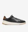 Cole Haan Men's Grandprø All Day Court Leather Sneakers - Black Size 8 In Black