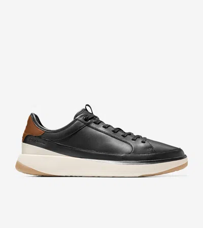 Cole Haan Men's Grandprø All Day Court Leather Sneakers - Black Size 8