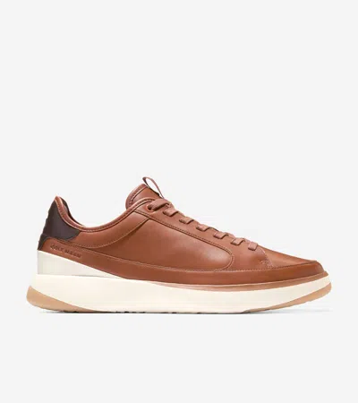 Cole Haan Men's Grandprø All Day Court Leather Sneakers - Brown Size 9.5