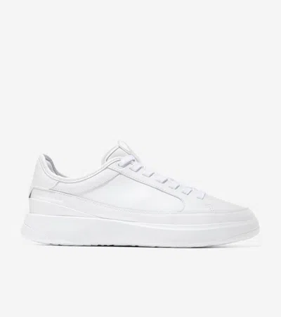 COLE HAAN COLE HAAN MEN'S GRANDPRØ ALL DAY COURT LEATHER SNEAKERS - WHITE SIZE 9