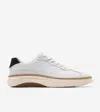 Cole Haan Men's Grandprø Featherarc Bike Toe Sneakers - White Size 11 In White