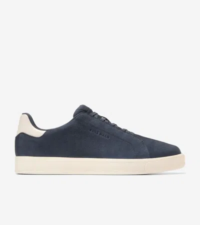 Cole Haan Grand Crosscourt Daily Elastic Lace Slip-on Sneakers In Blue