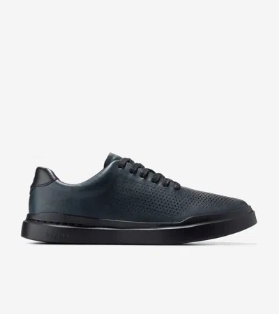 Cole Haan Grandpro Rally Laser Cut Lace-up Sneakers In Blue