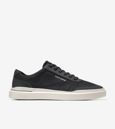 Cole Haan Men's Grandprø Rally T-toe Sneaker - Black Size 8 In Black-silver Birch