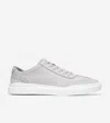 Cole Haan Men's Grandprø Rally T-toe Sneaker - Grey Size 9 In Microchip-optic White