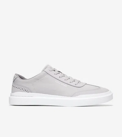 Cole Haan Men's Grandprø Rally T-toe Sneaker - Grey Size 9 In Microchip-optic White