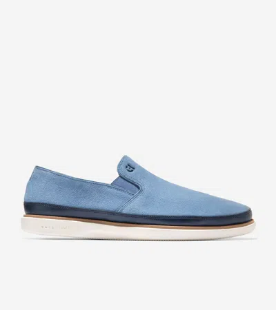 Cole Haan Men's Grandprø Strawpoint Twin Gore Loafers - Blue Size 9.5