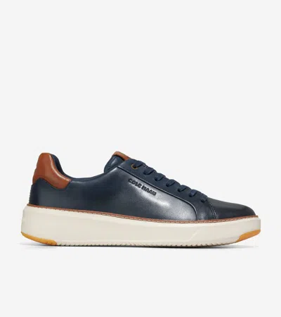 Cole Haan Men's Grandprø Topspin Sneakers - Blue Size 9 In Navy Blazer-british Tan