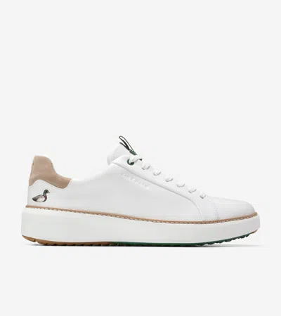 Cole Haan Men's Grandprø Topspin Waterproof Golf Shoes - White Size 9.5