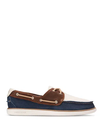 COLE HAAN MEN'S GRANDPR WINDWARD SLIP ON BOAT SHOES