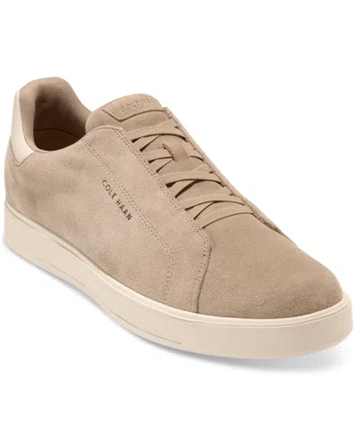 Cole Haan Men's Grandprø Luxe Slip-on Sneaker In Birch Beige Suede