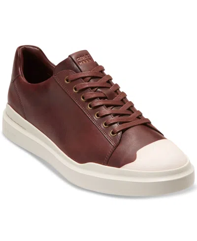 Cole Haan Men's Grandpro Cap Toe Leather Sneakers In Brown