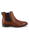 Cole Haan Men's Hawthorne Leather Chelsea Boots In British Tan