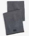 Cole Haan Men's Heritage Ribbed-knit Tipped Scarf In Guaranteed