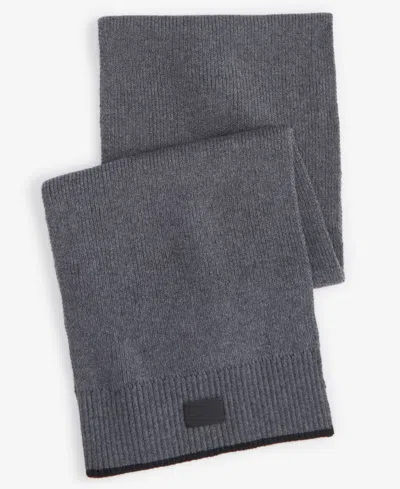 Cole Haan Men's Heritage Ribbed-knit Tipped Scarf In Guaranteed
