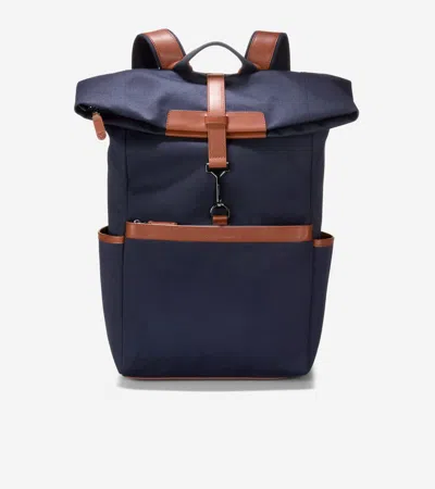 Cole Haan Men's Judson Brushed Twill Backpack - Blue