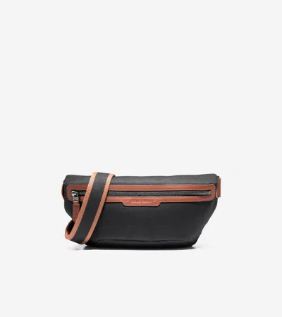Cole Haan Men's Judson Brushed Twill Crossbody - Black