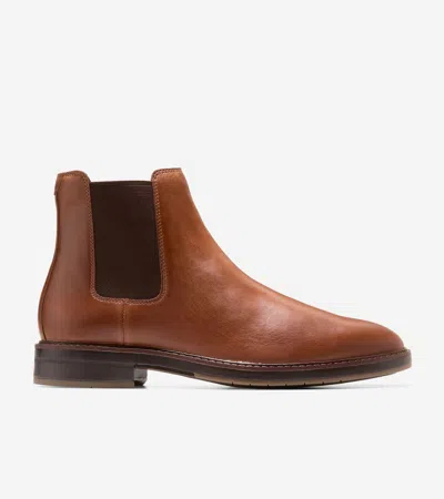 Cole Haan Men's Judson Grand Chelsea Boots - Brown Size 9.5 Water-resistant