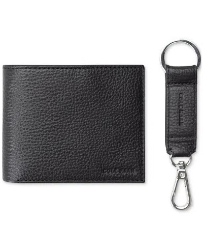 Cole Haan Men's Leather Billfold Wallet With Key Fob In Black