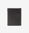 Cole Haan Men's Leather Trifold Wallet - Black In Black