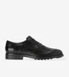 Cole Haan Men's Ledley Grand Brogue Wingtip Oxford Shoes - Black Size 8.5 In Black