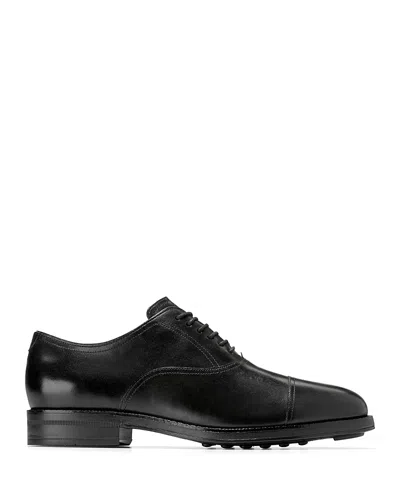 Cole Haan Newmark Grand Cap Toe Oxford In Black