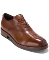 Cole Haan Ledley Grand Cap Toe Oxford Dress Shoes Ch British Tan/dark Natural In Brown