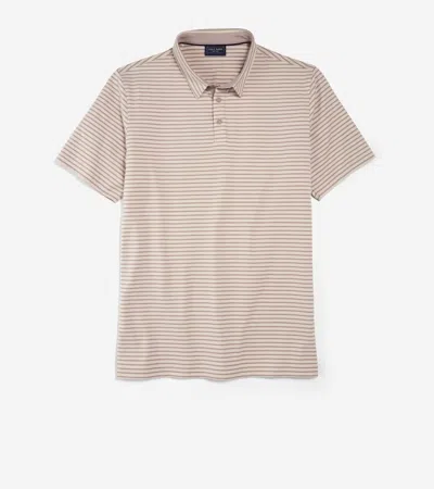 Cole Haan Men's Links Legend Polo Shirt - Beige Size Small In Neutral