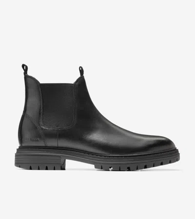 COLE HAAN COLE HAAN MEN'S MCINTYRE CHELSEA BOOTS - BLACK SIZE 12 WATERPROOF 
