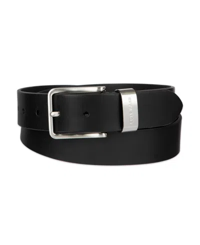 Cole Haan Men's Metal Loop Silver-tone Belt In Brown