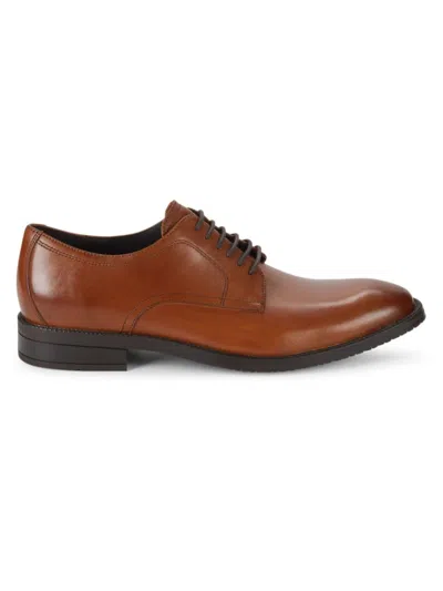 Cole Haan Men's Modern Essential Leather & Faux Leather Derby Shoes In British Tan