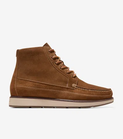 COLE HAAN COLE HAAN MEN'S MUIR MOC TALL WATERPROOF BOOTS - BROWN SIZE 8