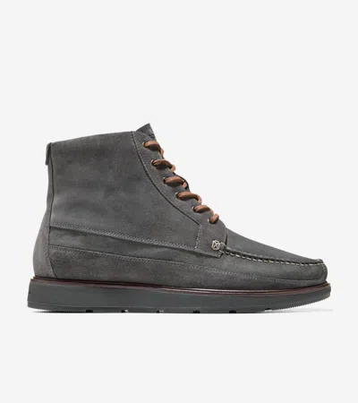 COLE HAAN COLE HAAN MEN'S MUIR MOC TALL WATERPROOF BOOTS - GREY SIZE 9.5