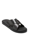 Cole Haan Nantucket Cross Strap Sandal In Black/black