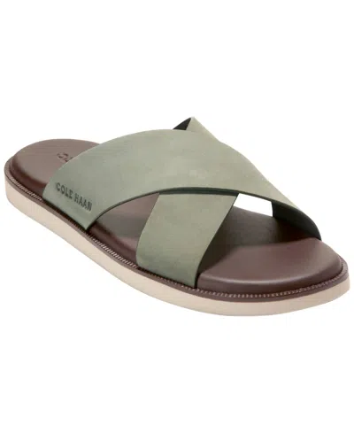 Cole Haan Men's Nantucket Cross Strap Slip-on Slide Sandals In Multi
