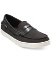 Cole Haan Men's Nantucket Slip-on Penny Loafers In Black Canvas,black,ivory