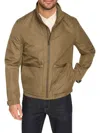 Cole Haan Packable Rain Jacket In Olive