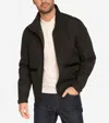 Cole Haan Packable Rain Jacket In Black