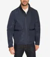 Cole Haan Packable Rain Jacket In Blue