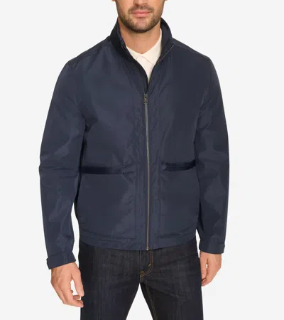 Cole Haan Men's Packable Windbreaker - Blue Size Small