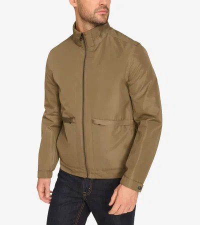 COLE HAAN COLE HAAN MEN'S PACKABLE WINDBREAKER - MEDIUM GREEN