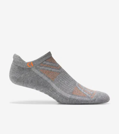 Cole Haan Men's Performance Low Cut Socks With Backtab - Medium Blue Size Osfa