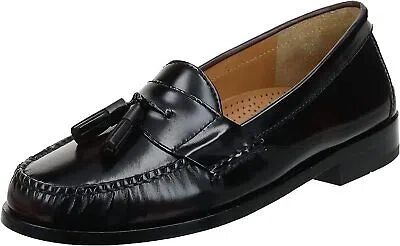 Pre-owned Cole Haan Men's Pinch Tassel Loafer In Black